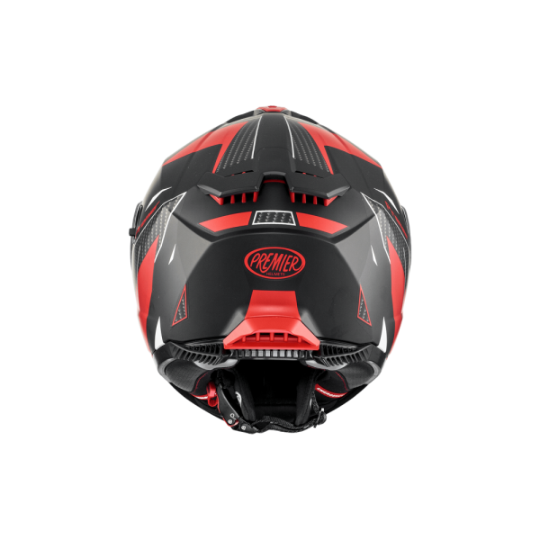 Casca Premier Typhoon RS 92 BM Negru/Rosu-1