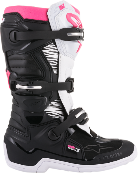 Cizme dama Alpinestar Stella Tech 3 Black White Pink-1