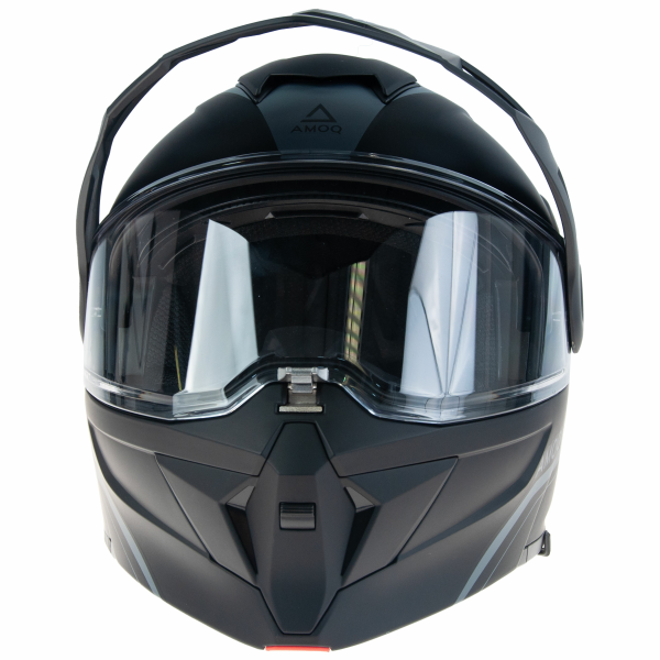 AMOQ Ballast Electric visor Helmet Black/grey XS-2