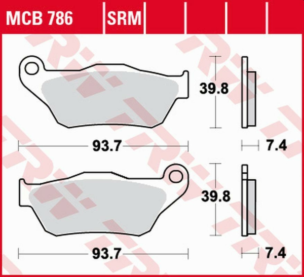 Placute frana fata TRW Sinterizate YAMAHA YP 125 X-MAX '06 -'09/ XP 250 X-MAX '05 -'09