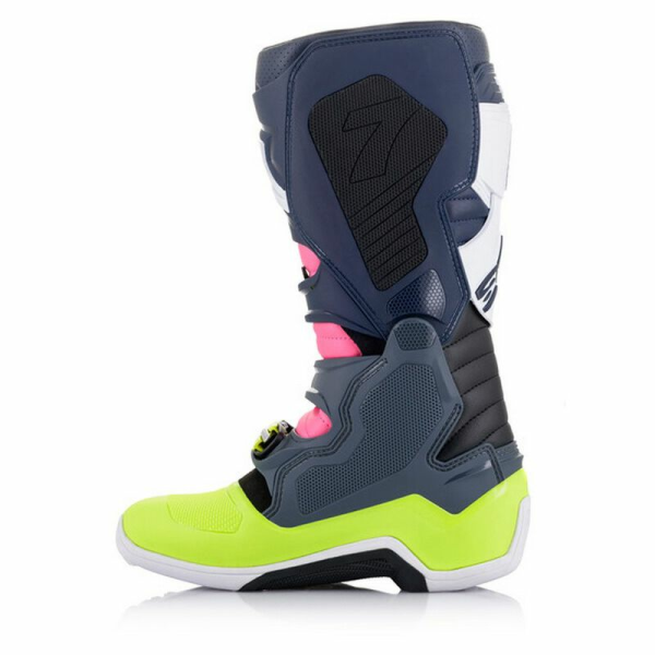 Cizme Alpinestars Tech 7 Black/Blue/Pink/White/Yellow-4