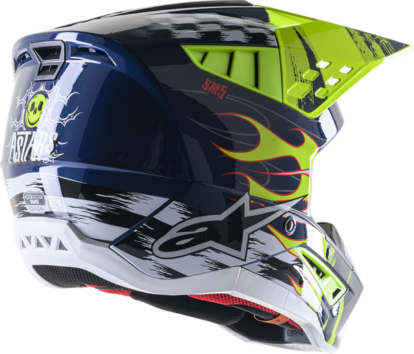 Casca Alpinestars Supertech M5 Rash Navy/Yellow-1