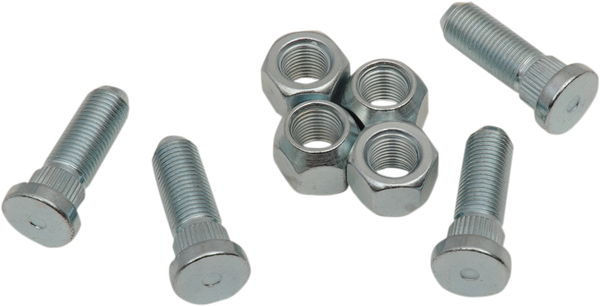 MOOSE RACING Wheel Stud-nut Kit Silver 