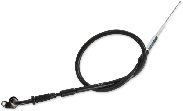 MOOSE RACING Black Vinyl Throttle Cable Black 