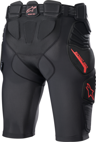 Pantaloni scurti protectie Alpinestars Bionic Pro Black/Red-2