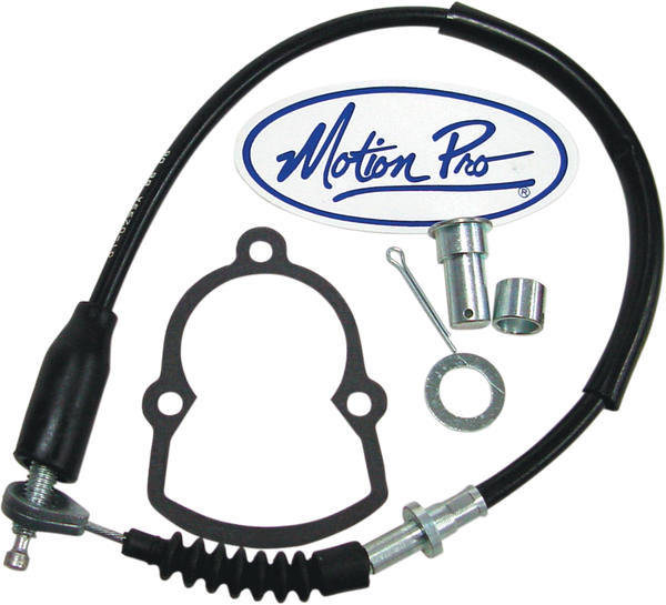 Black Vinyl Rear Brake Cable Kit Black