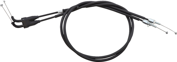 MOOSE RACING Black Vinyl Throttle Cable Black -3