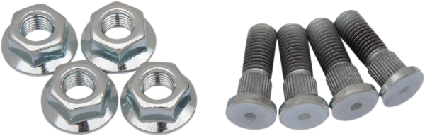 MOOSE RACING Wheel Stud-nut Kit Silver 