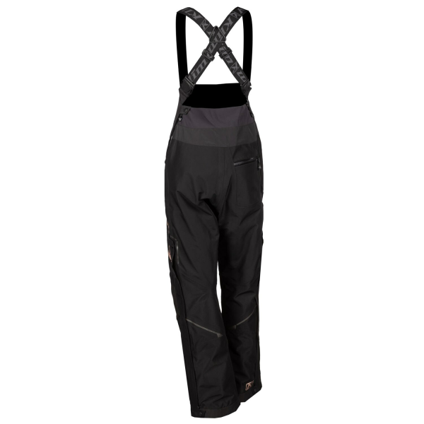 Pantaloni Dama Snowmobil Klim Alpine Non-Insulated Black - Rose Gold-2