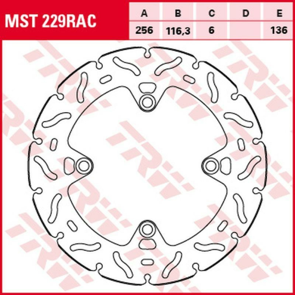 Disc frana spate TRW HONDA CRF 1000 / 1100L AFRICA TWIN '15 -