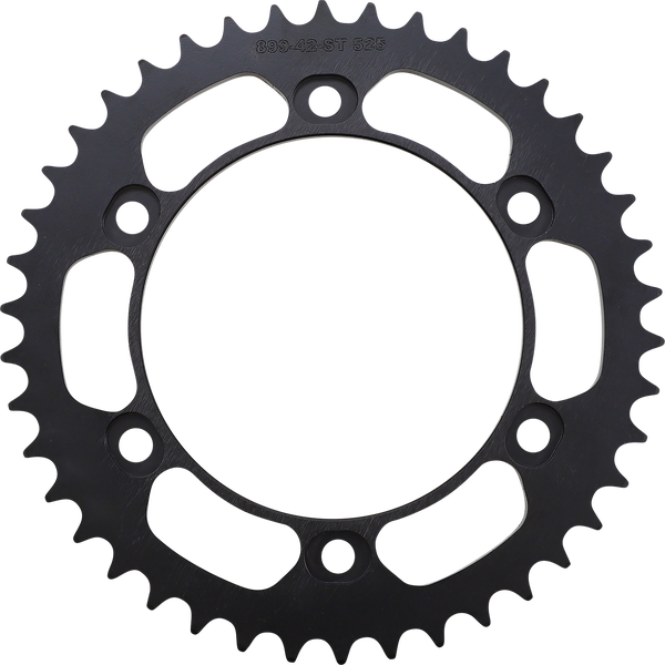 MOOSE RACING Steel Rear Sprocket Black, Zinc Plated -0