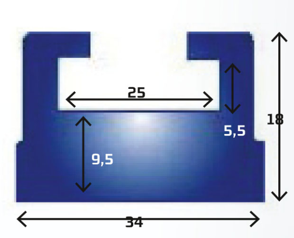 Sno-X Slide HPDE 178cm White