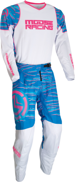 Pantaloni Moose Racing Qualifier Blue/Pink-4