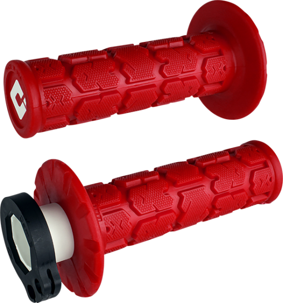 V2 Rogue Lock-on Grips Red-0