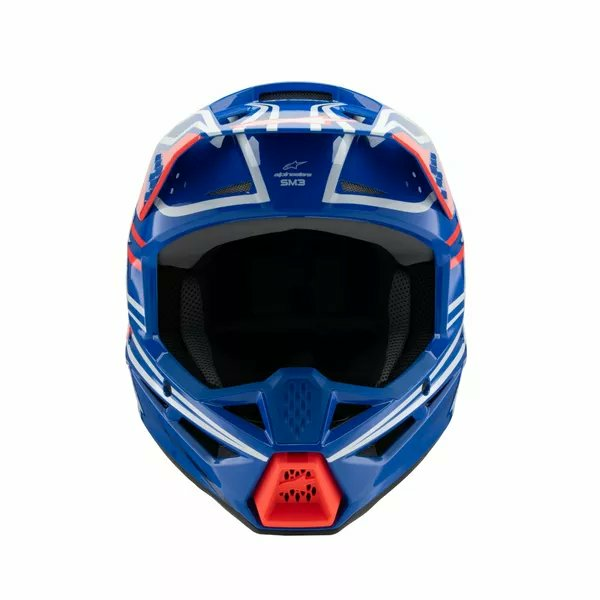 Alpinestars Youth S-m3 Wurx Helmet Black, Blue, Red, White -2