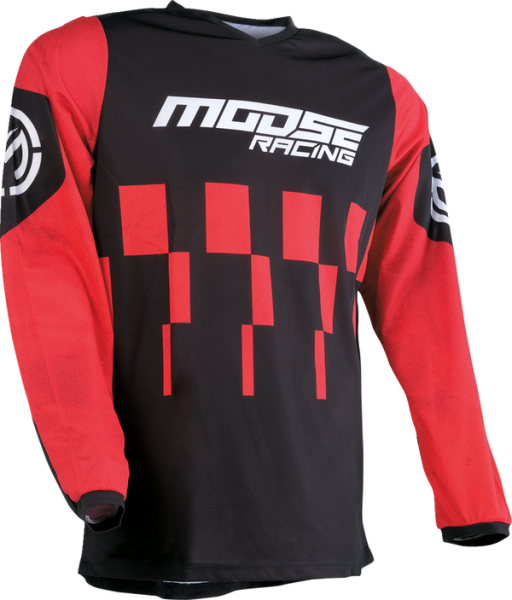 Tricou Moose Racing Qualifier Black/Red-3