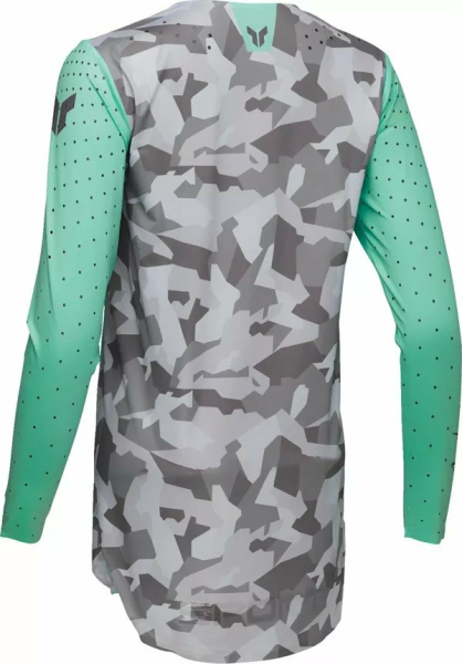 THOR Women's Sportmode Shadow Jersey Green, Gray -1