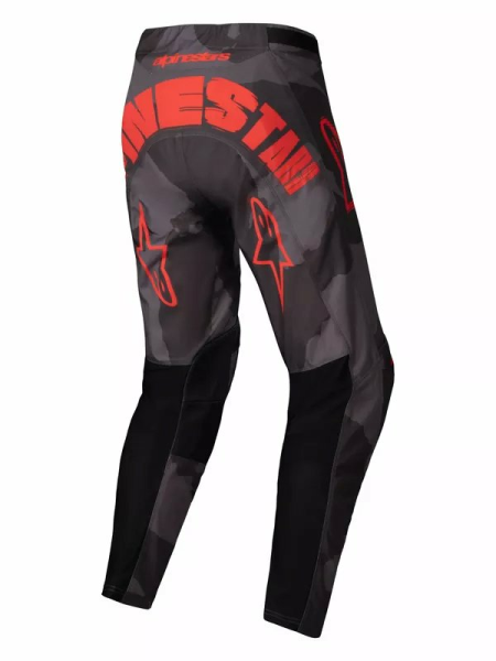 Alpinestars Racer Hollow Pants Gray, Orange, Camo -0