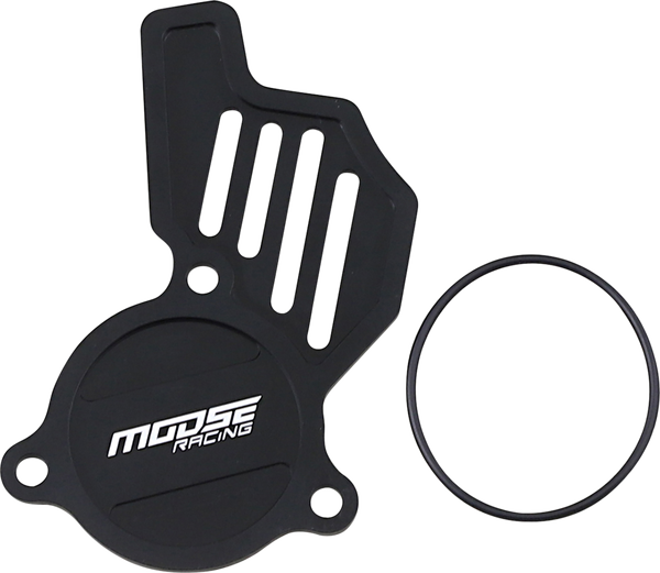 MOOSE RACING Machined Oil Pump Cover Black 