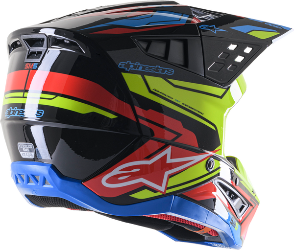 Casca Alpinestars Supertech M5 Action 2 Black/Yellow/Red-1