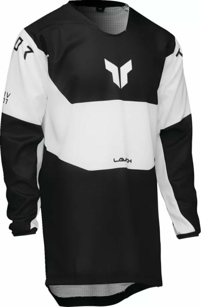 THOR Youth Launchmode Storm Jersey Black, White -0