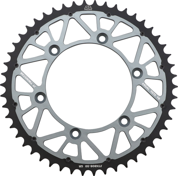 JT SPROCKETS Twinstar Rear Sprocket Graphite -0