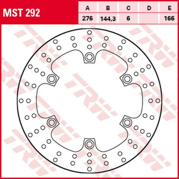 Disc frana fata TRW YAMAHA FJS 400 SILVERWING '09 -'16/ FJS 600 SILVERWING '03 -'16/REAR HONDA NT 700V DEAUVILLE '06 -'09