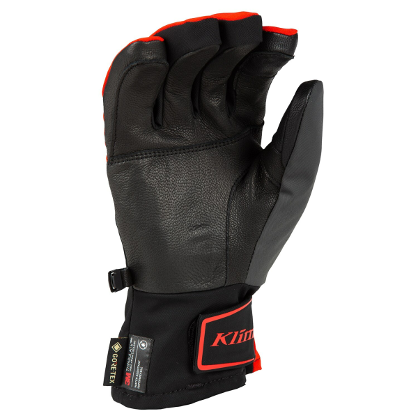 Manusi Snowmobil Klim Powerxross Insulated Black - Fiery Red-2