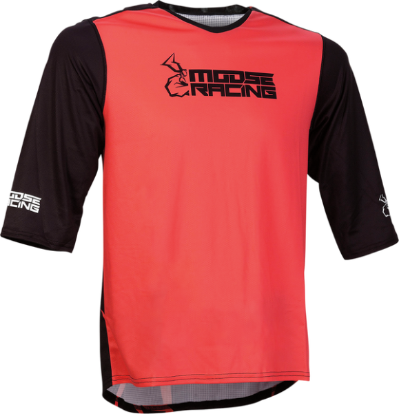 Tricou Moose Racing MTB 3/4 Red/Black-4