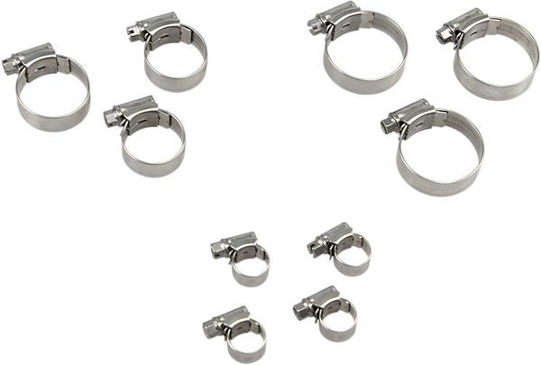 Radiator Clamp Kit Silver