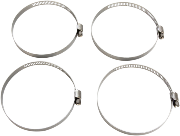 MOOSE RACING Gear Drive Hose Clamps Silver 