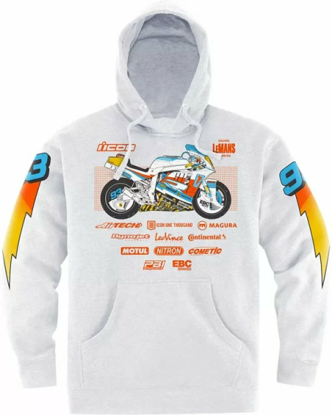 Gixxer Johnny Hoodie White -1