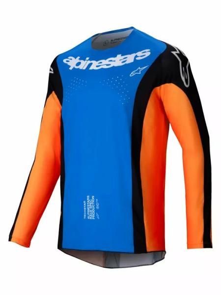 Alpinestars Techstar Melt Jersey Blue, Orange -a3961391605af679d0582c9746a625e0.webp