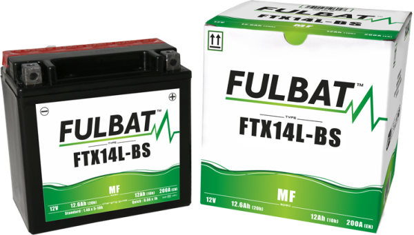 Baterie Moto fara intretinere cu acid Fulbat FTX14L-BS-0