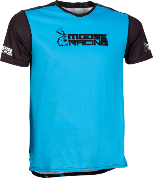 Tricou Moose Racing MTB Blue/Black-4