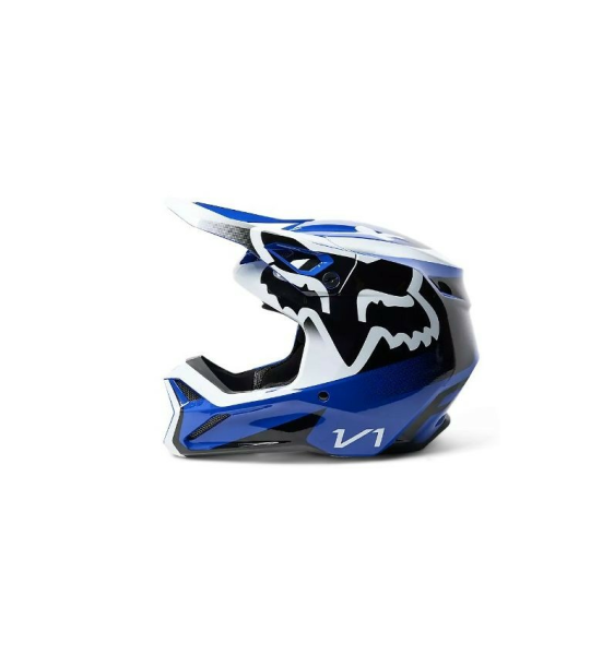 Casca Fox V1 Leed Dot/Ece Blue/White-0