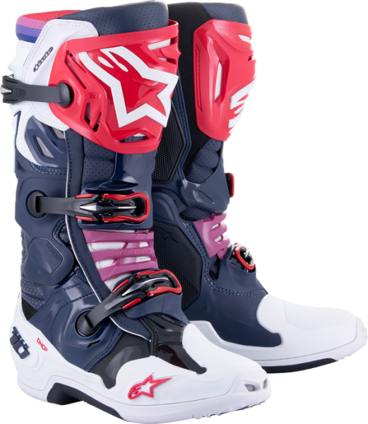 Cizme Alpinestars Tech 10 Supervented Blue/White