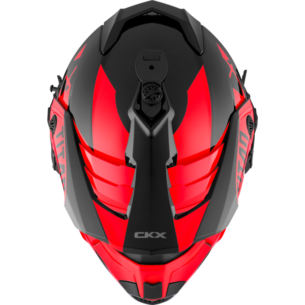 CKX Helmet + Goggles TITAN Airflow Extra Red XS-1