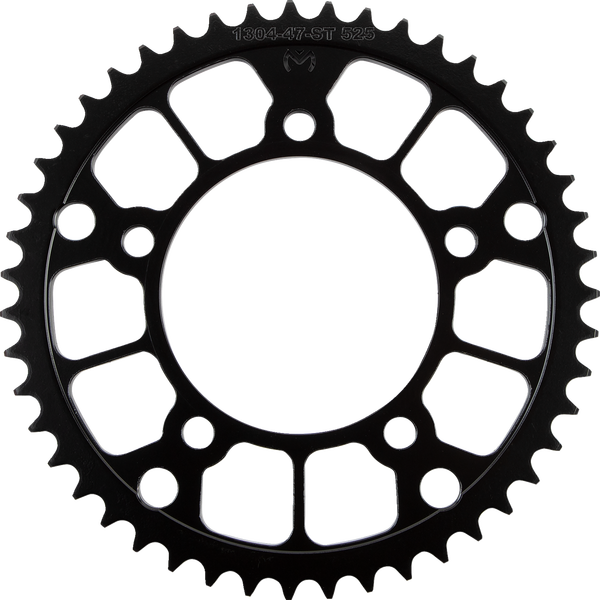 MOOSE RACING Steel Rear Sprocket Zinc Plated 