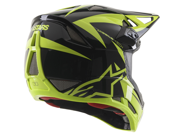 Casca MTB Alpinestars Missile Tech Black/Yellow-0