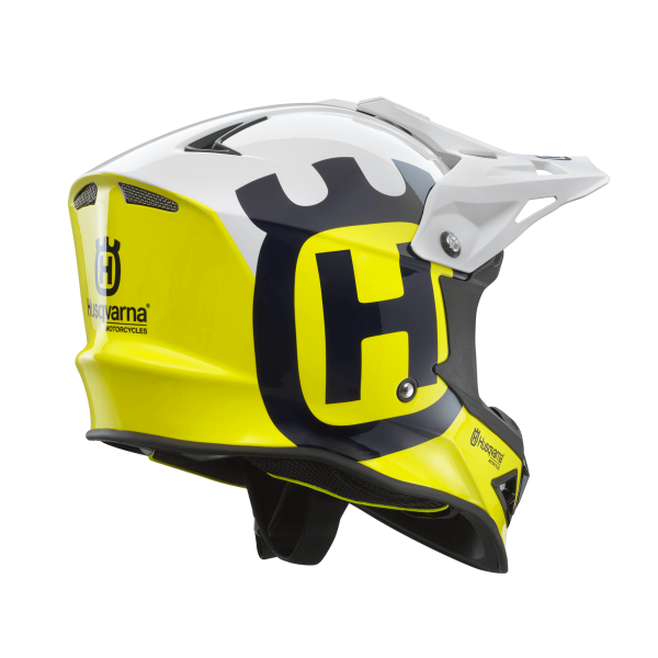 Casca Husqvarna Authentic Yellow/White-0