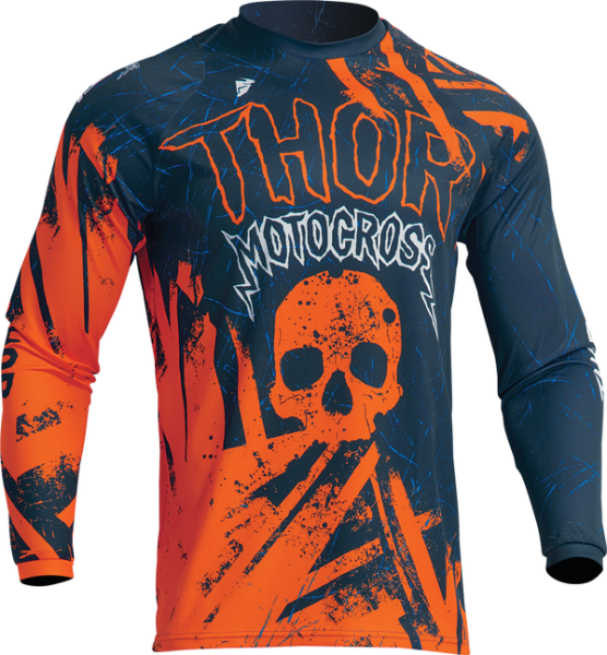 Tricou Copii Thor Sector Gnar Midnight/Orange-2