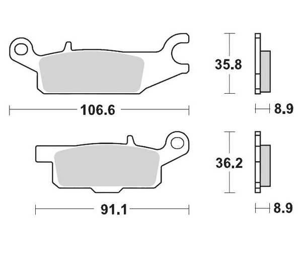 Racing Brake Pads Atv