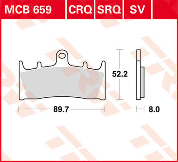 Sv Series Sindered Brake Pads