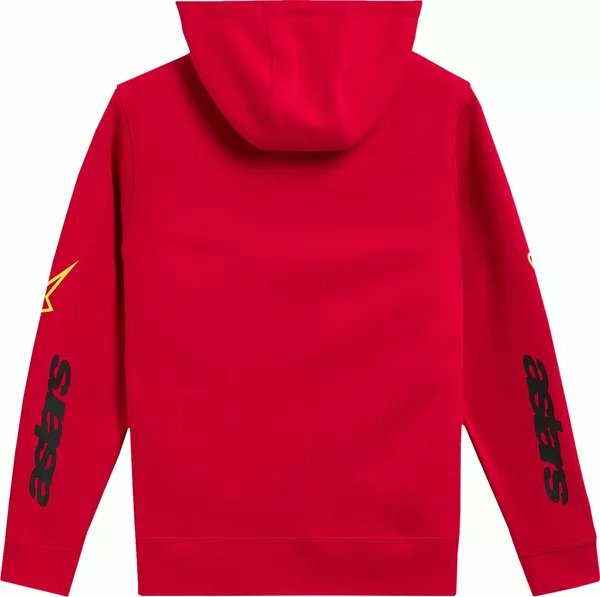 Alpinestars Elliptic Pullover Hoodie Red -1