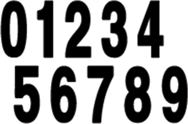 Standard Numbers White-1