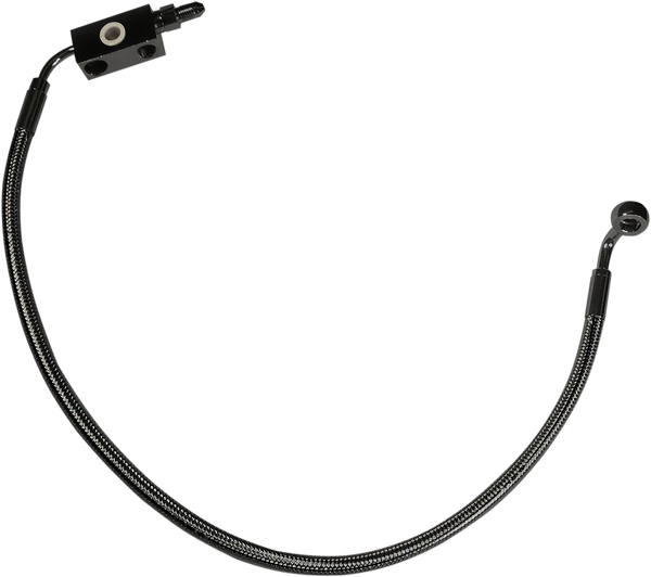 Designer Series Dot Front Lower Brake Line Kit Black, Black Pearl-0