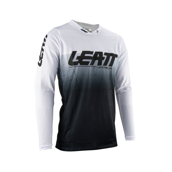 Tricou Leatt Moto 4.5 X-Flow White/Black