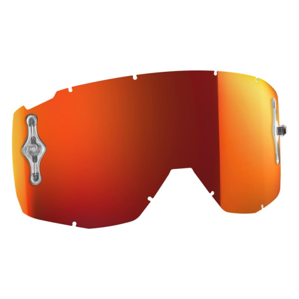 HUSTLE MX SINGLE LENS ORANGE CHROME AFC WORKS-0