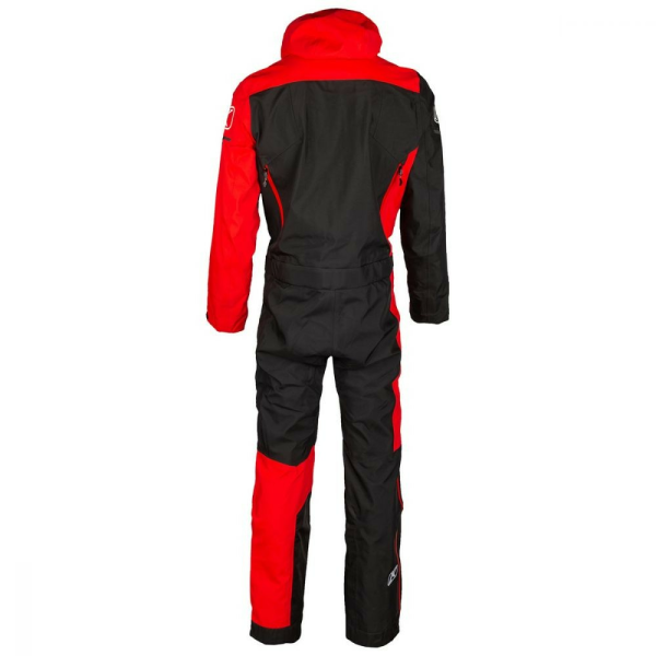 Combinezon Snowmobil Klim Lochsa One-Piece Black/ High Risk Red Non-Insulated-0